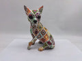 Polyresin chihuahua kleurrijk
