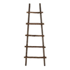 Handdoekhouder 140 cm Bruin Hout Decoratie Ladder