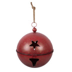 Kerstdecoratie Beeld Kerstbal Ø 60 / Ø 50 / Ø 40 cm Rood Metaal