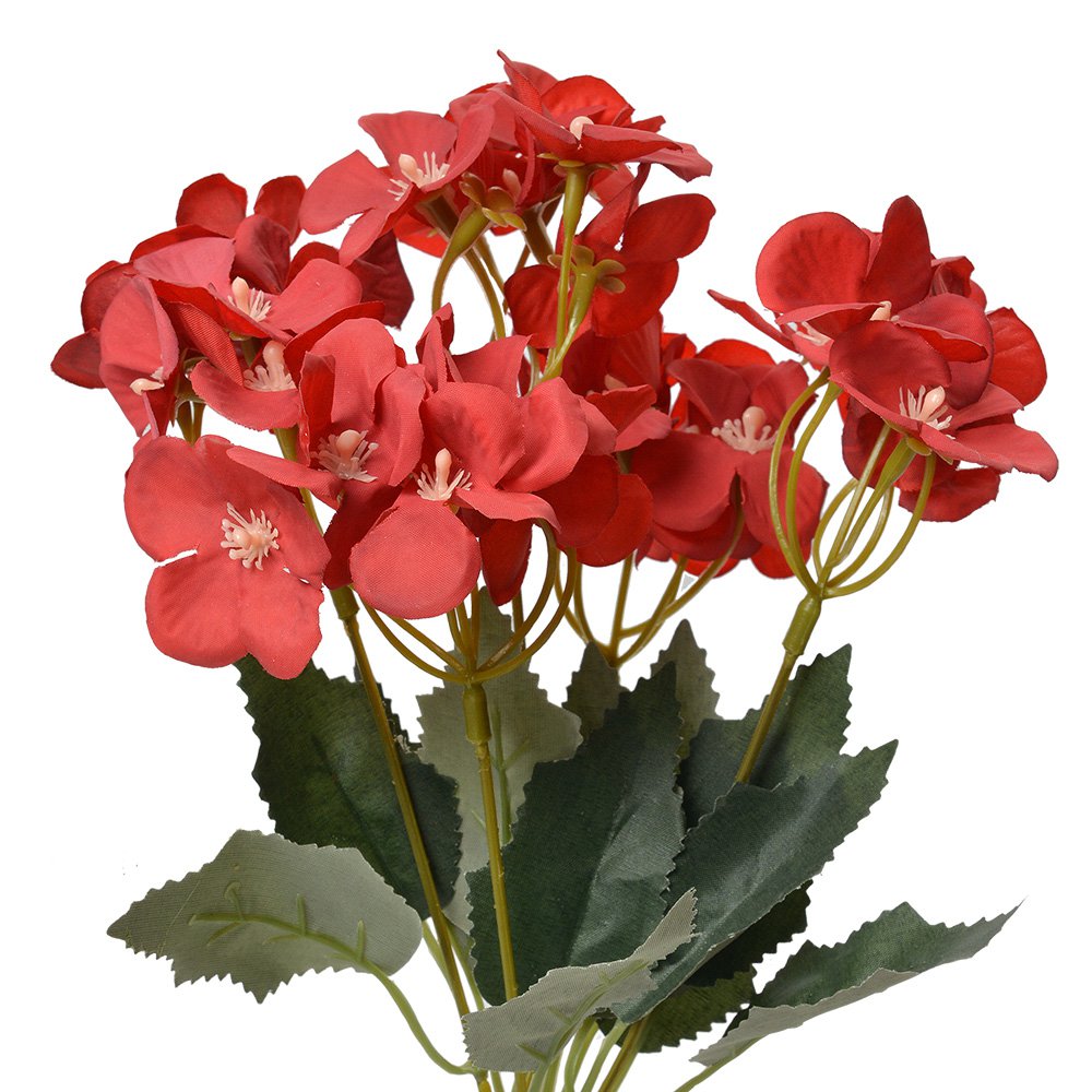 Kunstbloem 30 cm Rood Kunststof