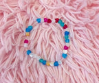 Kinder armband (15 cm) 4 mm hartjes