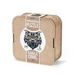Eco Wood Art (EWA), Houten Legpuzzel Eagle-Owl, Size L, 3489, 38,4x38,8x0,4cm