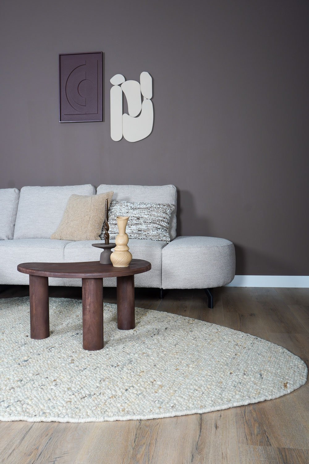 Vloerkleed Stone Beige 215 - Kiezelvormig 200 x 280 cm