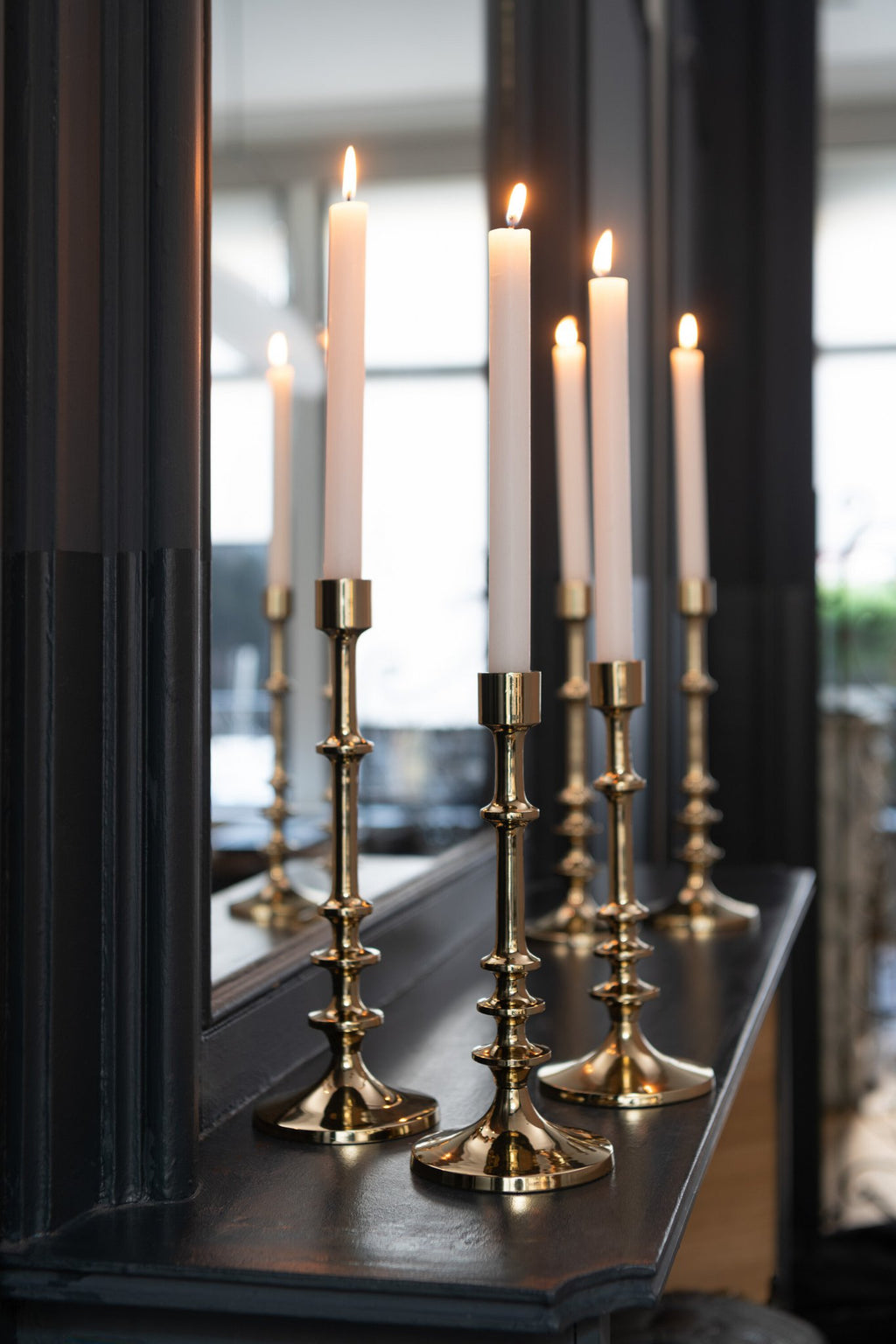 J-Line kandelaar Klassiek Design – aluminium – goud - small