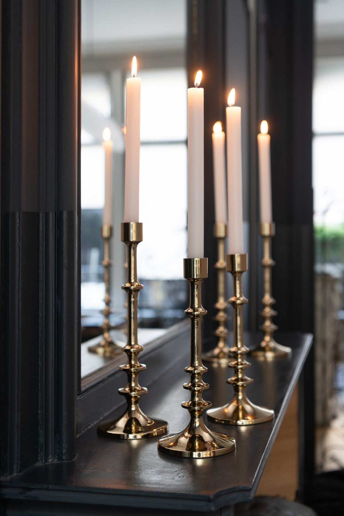 J-Line kandelaar Klassiek Design – aluminium – goud - small