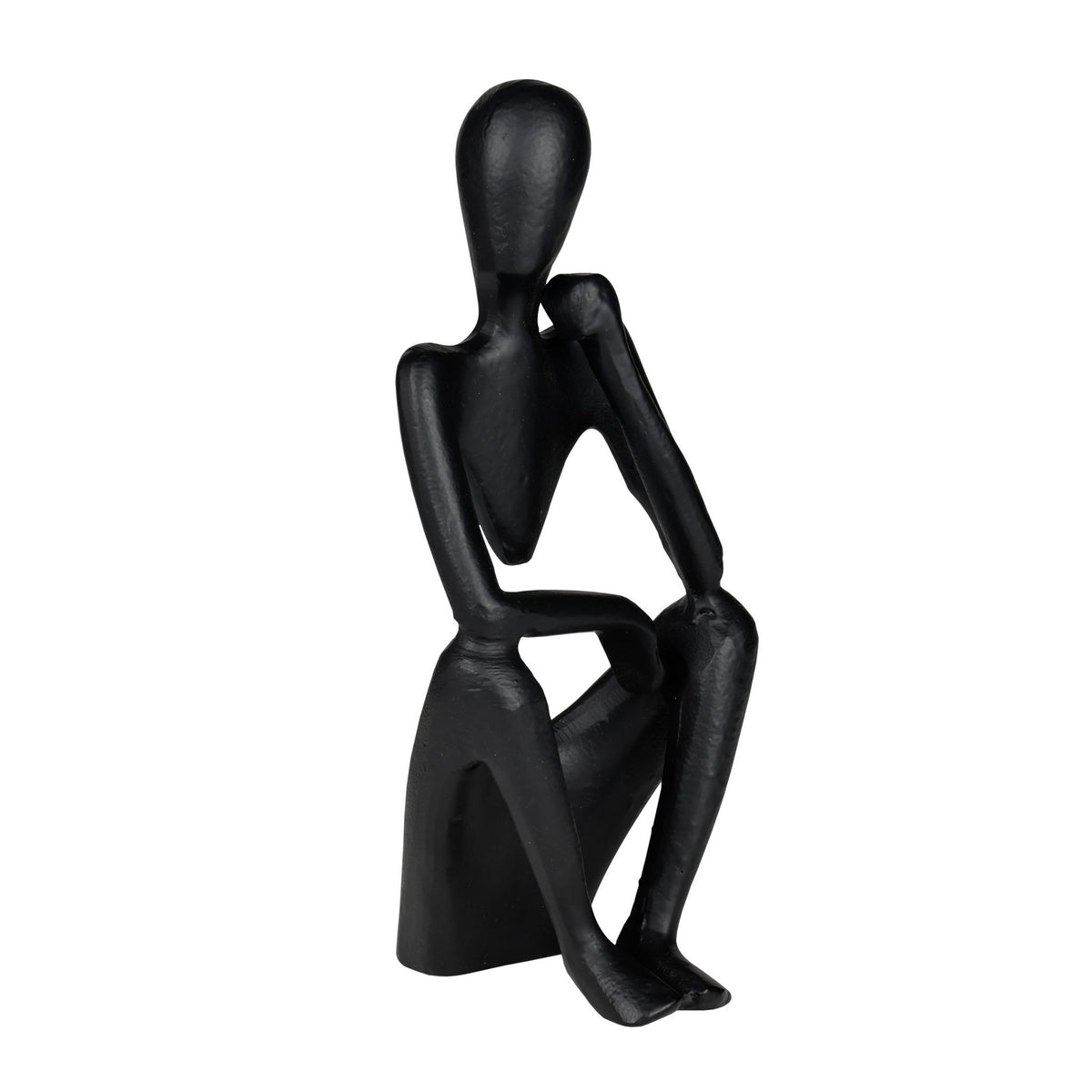 Ornament Zadiwin Zwart 10x10x23,5cm