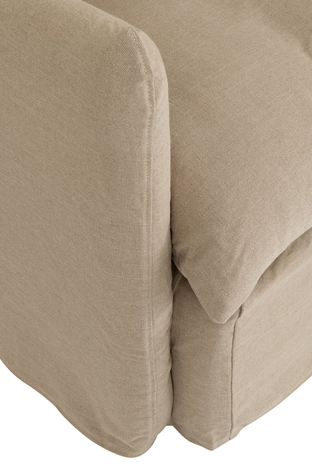 J-Line zetelhoes Beach - textiel - beige