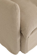 J-Line zetelhoes Beach - textiel - beige