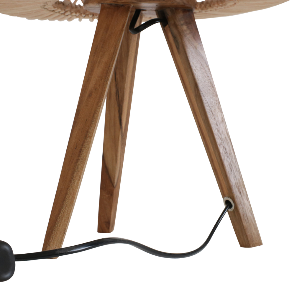 Maze driepoot tafellamp naturel