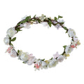 Haarband Meisje Wit Synthetisch Bloemen Haarband Dames