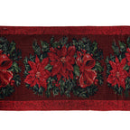 Tafelloper Kerst 33x180 cm Rood Polyester