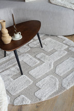 Vloerkleed Liana Beige Rond ø160 cm