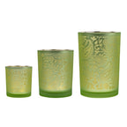 Theelichthouder paisley lime small 8cm*