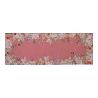 Tafelloper 50x140 cm Roze Katoen Bloemen
