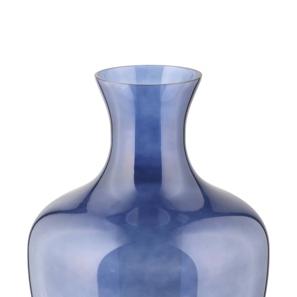 Vaas Longkali Blauw 40x65 cm