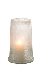 J-Line lantaarn Suiker Glas Wit Groot