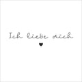 Wenskaart - Ich liebe dich