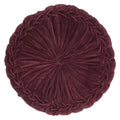Kanan Velvet kussen bordeaux dia60x10cm