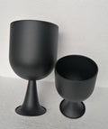 Metalen pot zwart