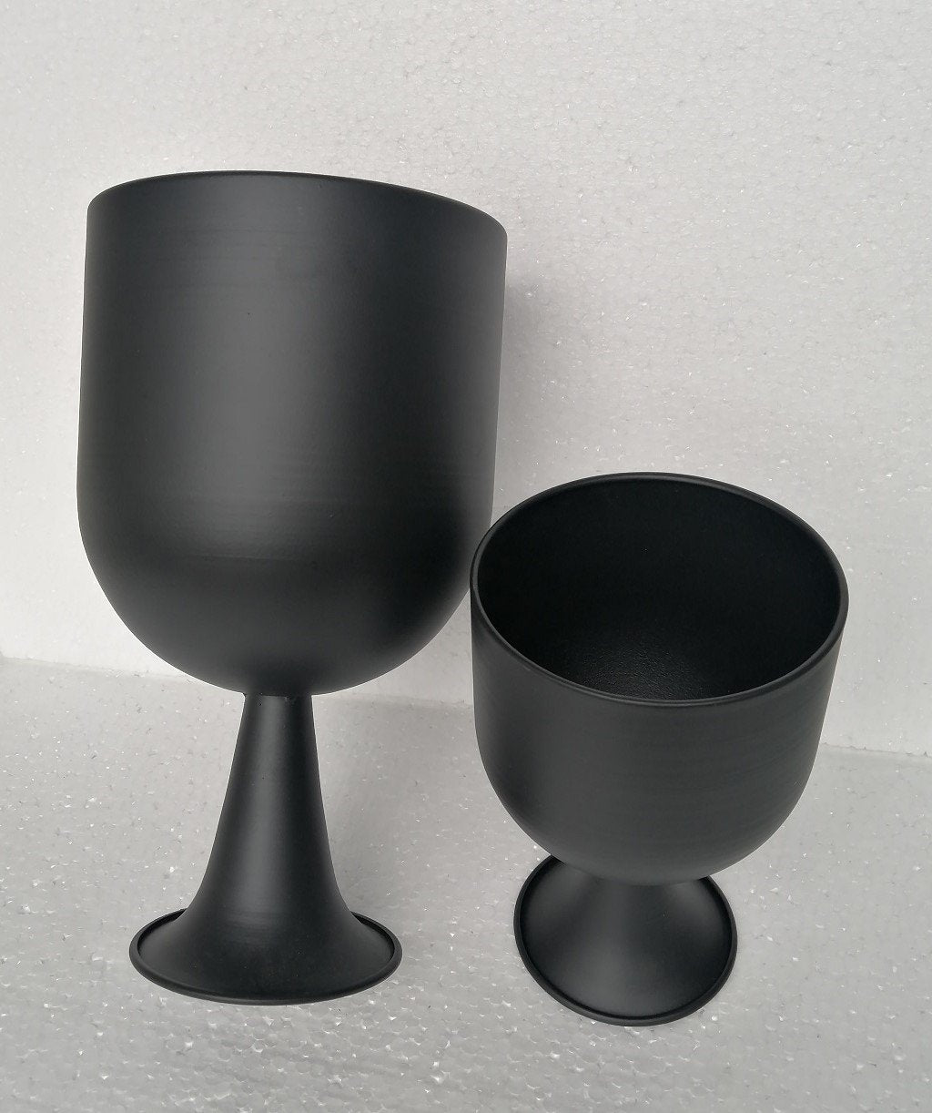 Metalen pot zwart