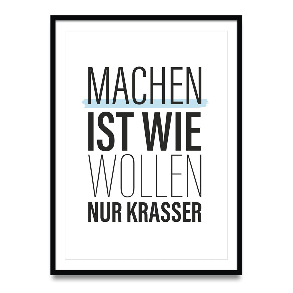 Maken is hoe wol, alleen flagrant - poster 5er set