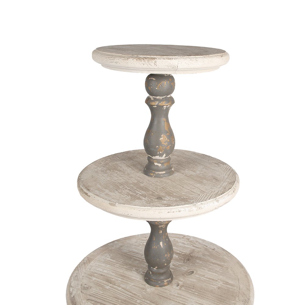 Etagère 5 Laags Ø 71x143 cm wit Grijs thoun