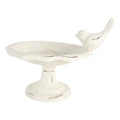 Vogelvoederbak Vogel 14x12x11 cm Wit Metaal