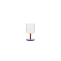 Glas 31,5cl Bobbie op voet - Set van 2