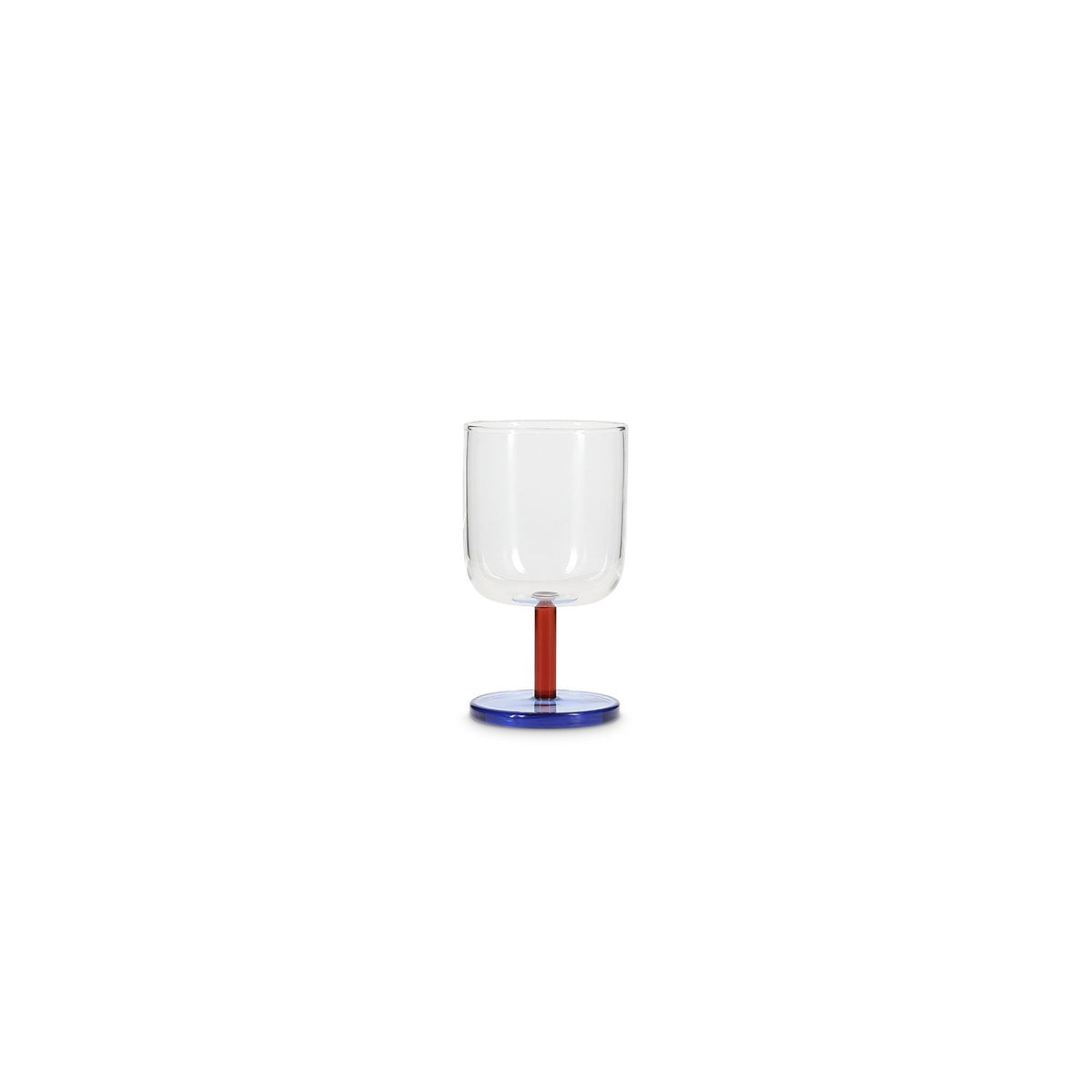 Glas 31,5cl Bobbie op voet - Set van 2