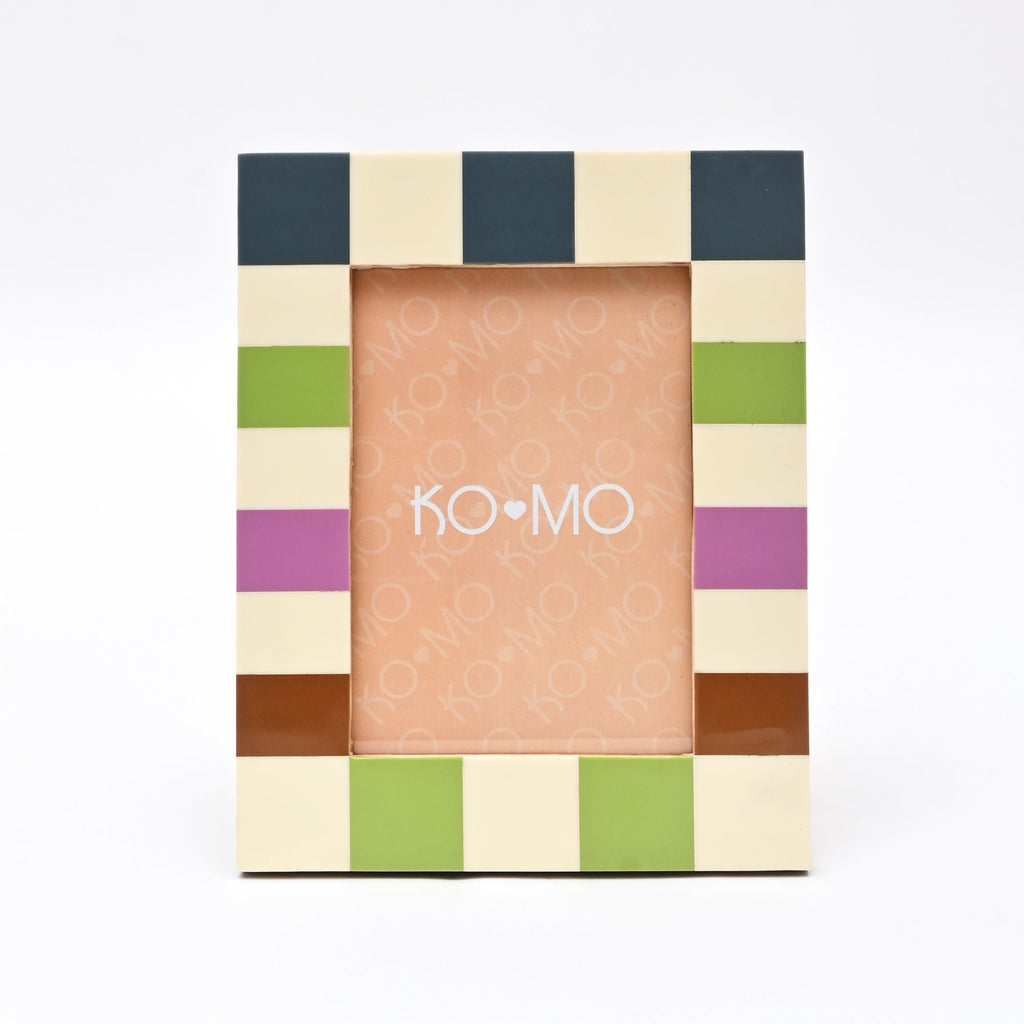 Geruite hars fotolijst 5 x 7 inch modern decor huisgeschenken