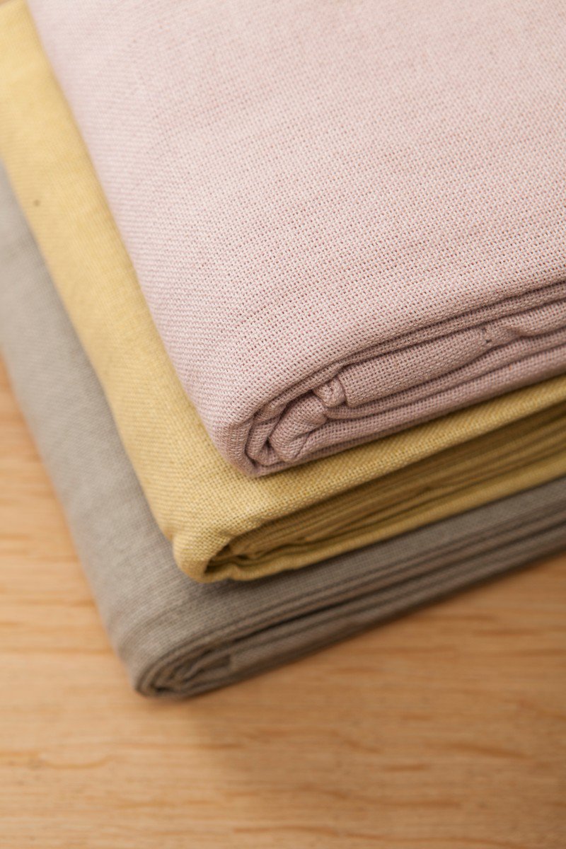 Indi Tafelkleed Textiel pampas geel 140x250cm