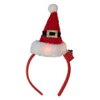 Kerst Haarband 27 cm Rood Kunststof