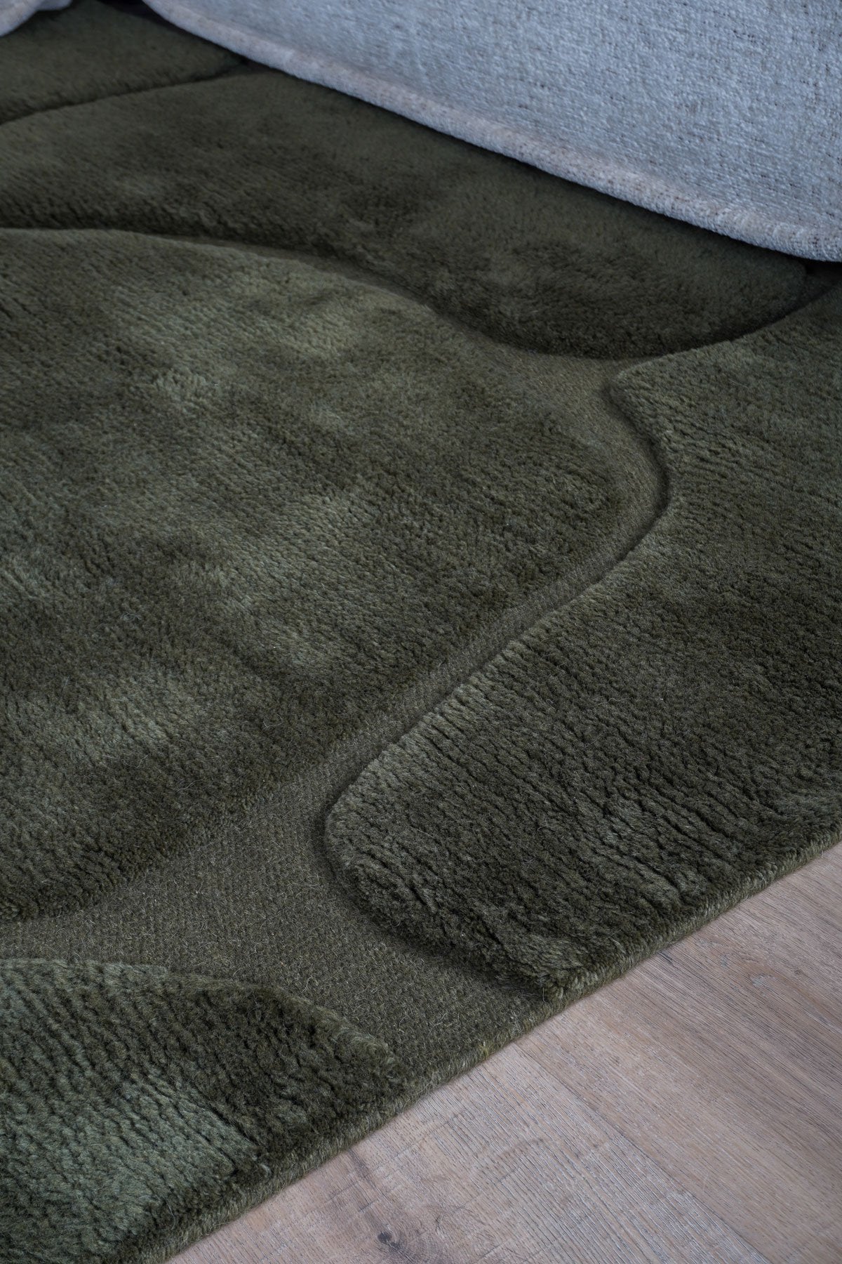 Superior Berber Vloerkleed Dark Green - 160 x 230 cm