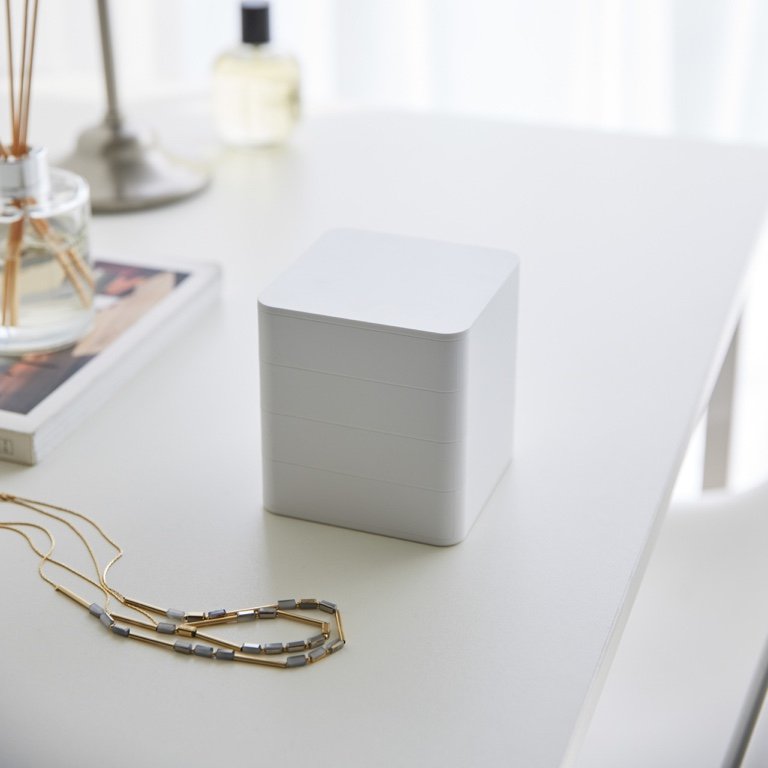 Yamazaki Tower Sieradenorganizer vierkant 4-laags