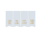 Sweet Message vaantjes cadeaustickers op rol - 500 stuks