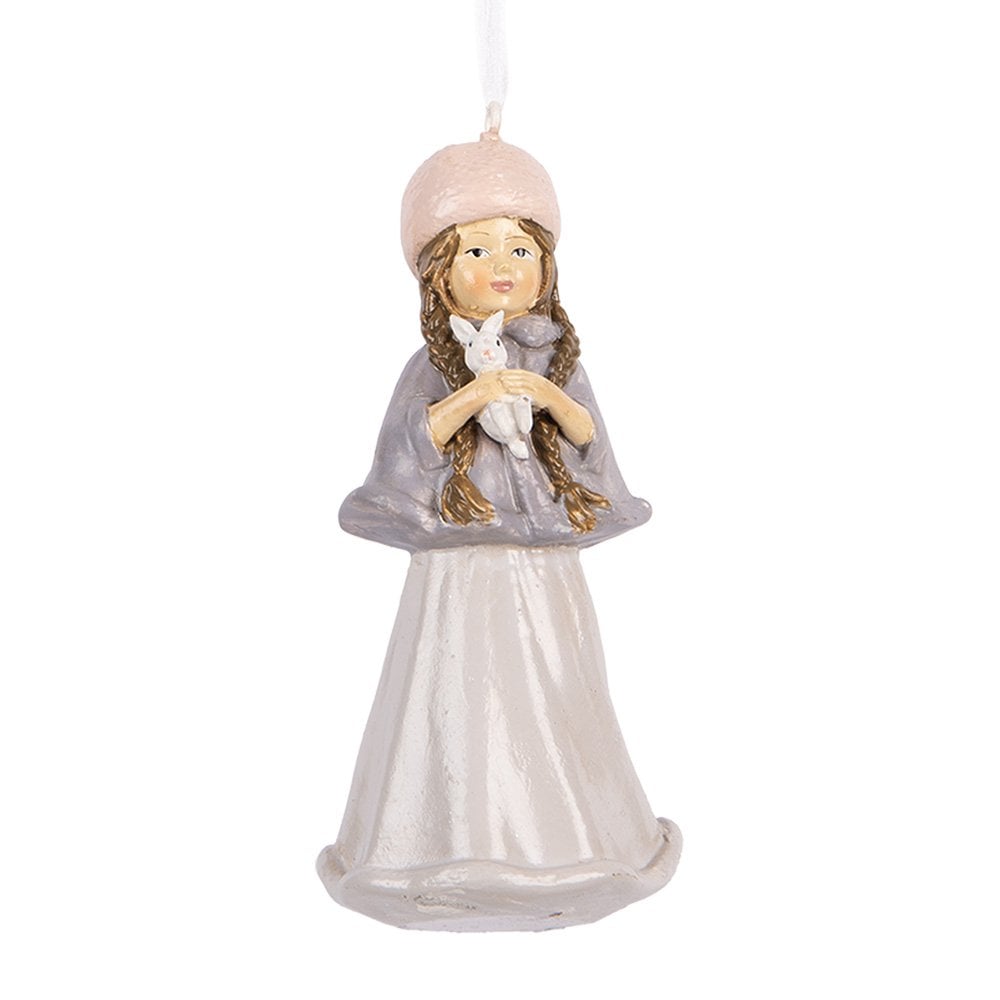 Kersthanger Kind 11 cm Beige Kunststof