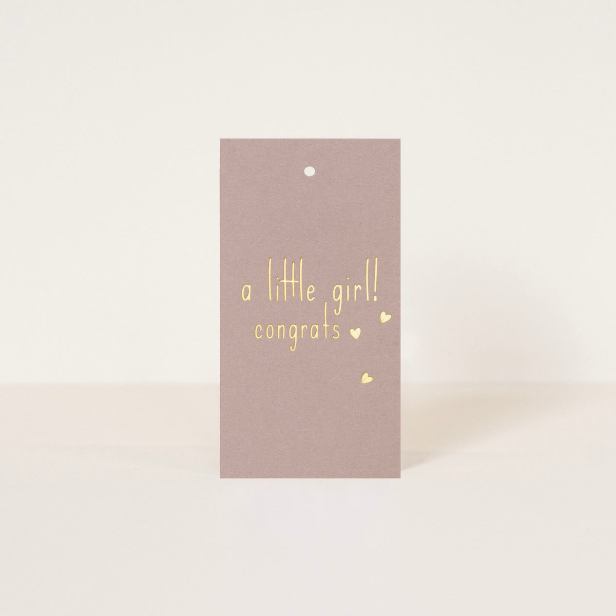 Label 'A little girl'