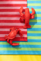 J-Line decoratie Kreeft - polyresin - rood