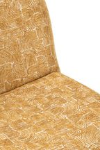 J-Line Chaise longue Margo - multiplex/stof - oker