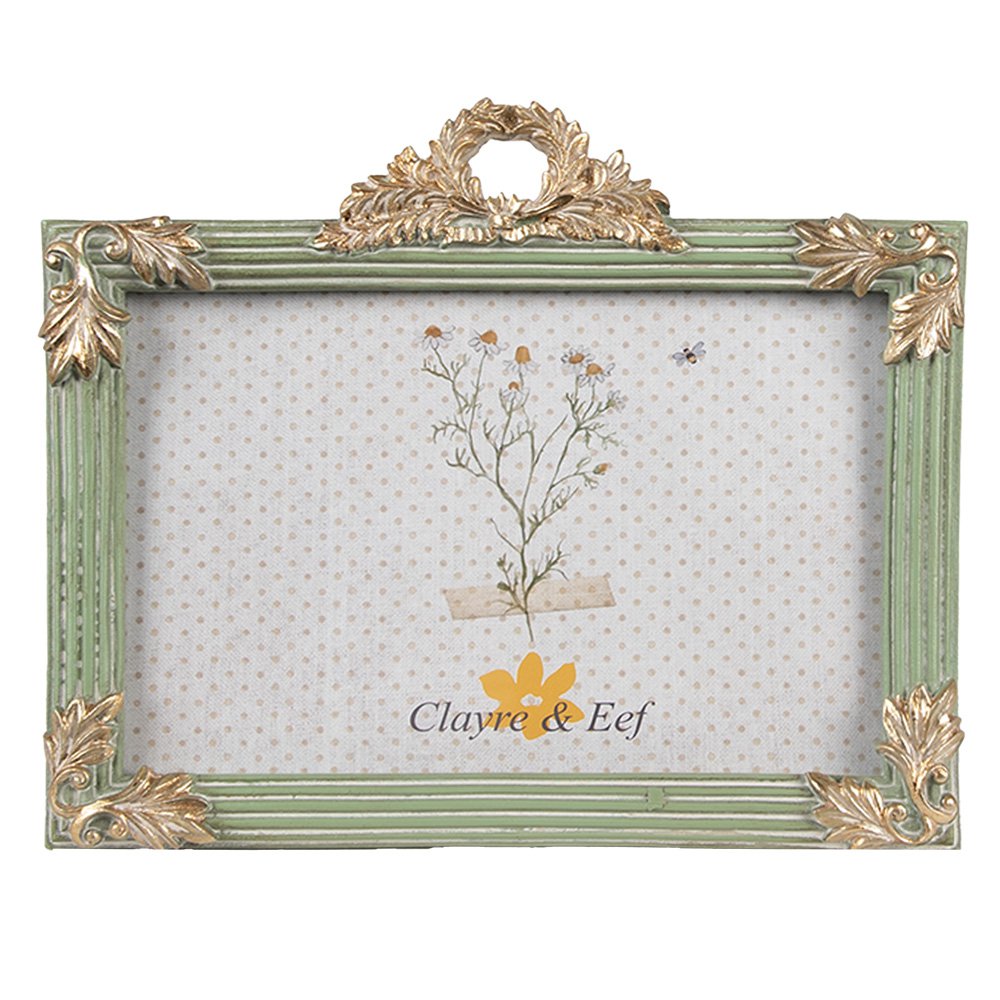 Fotolijst 10x15 cm Groen Polyresin Fotokader
