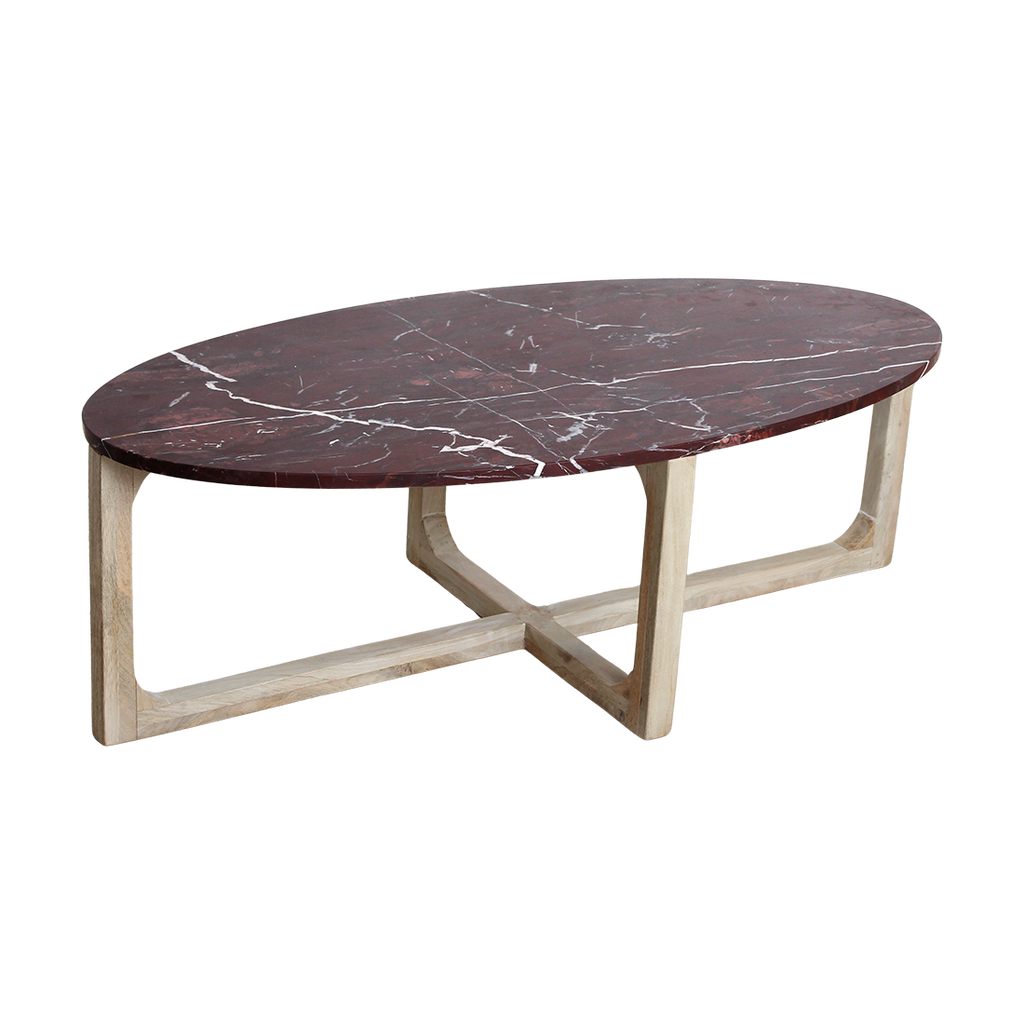 Marmeren salontafel Cherry - 120x65x38 cm