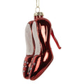 Kertshanger Schoen 6x6x10 cm Rood Glas