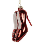 Kertshanger Schoen 6x6x10 cm Rood Glas