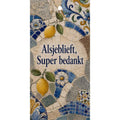 Cadeaukaartje - "Alsjeblieft, Super bedankt" - 20 Stuks