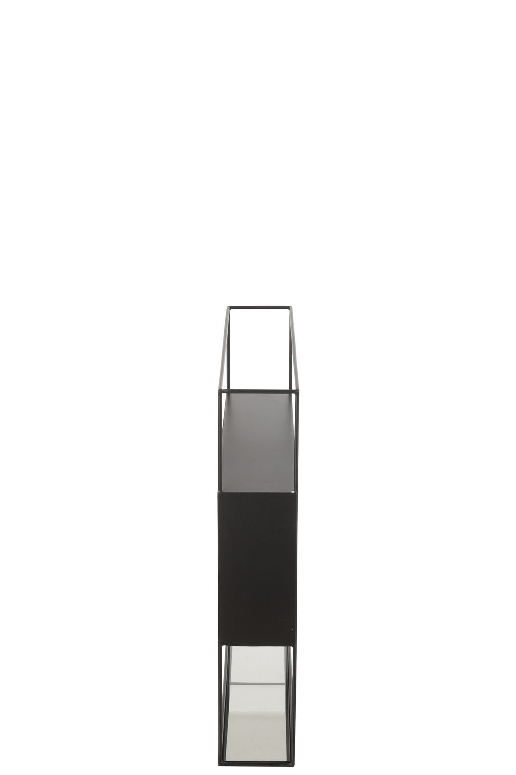 J-Line Rek Seen Metaal/Glas Zwart