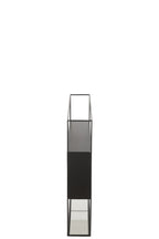 J-Line Rek Seen Metaal/Glas Zwart