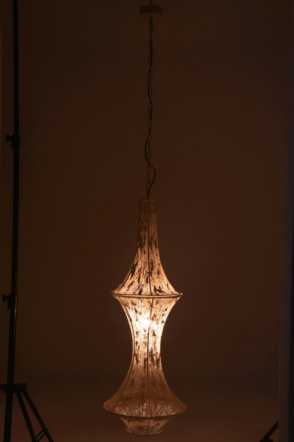 J-Line hanglamp Obi - ijzer - wit