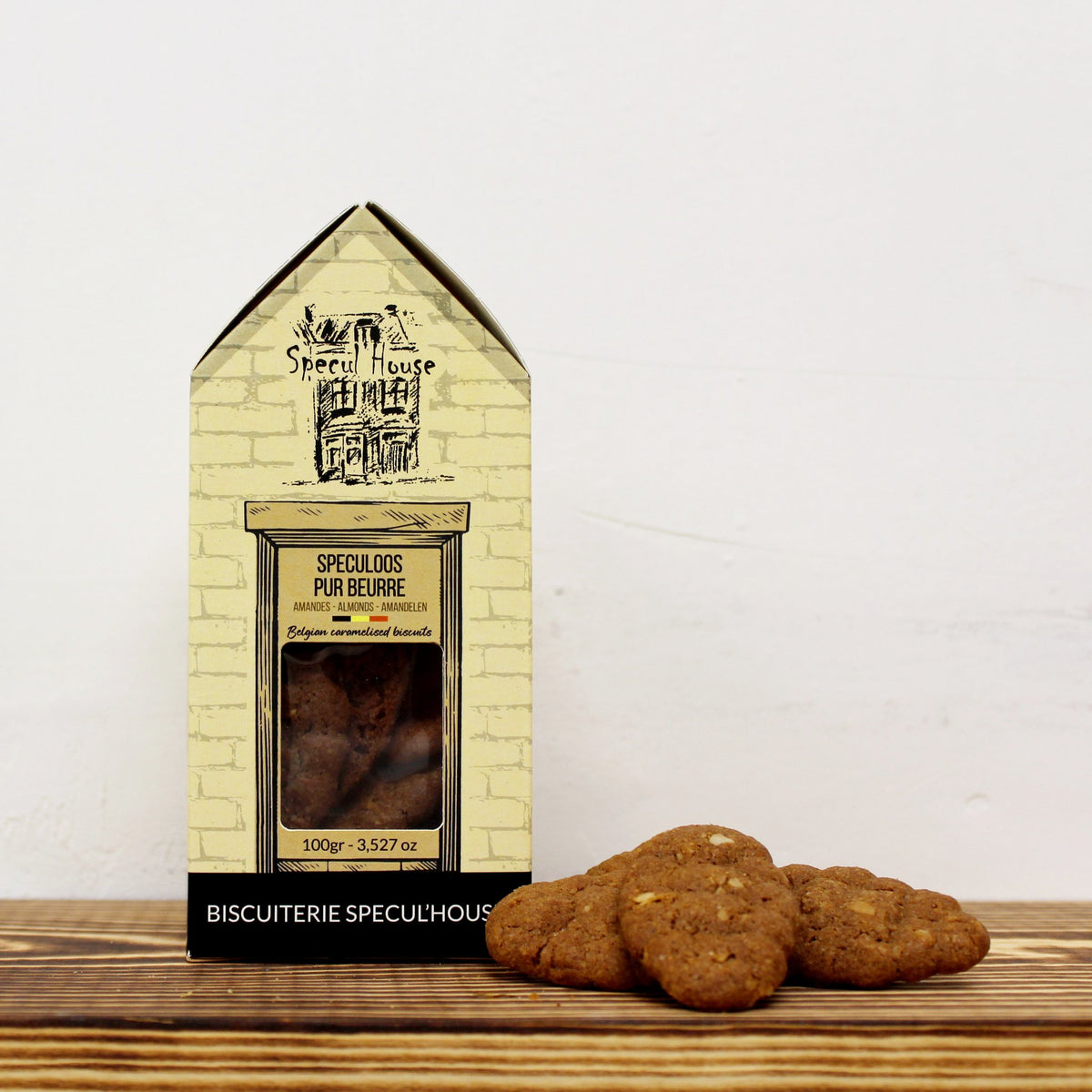 SpeculHouse Biscuits - Speculaas met Amandelen puur boter