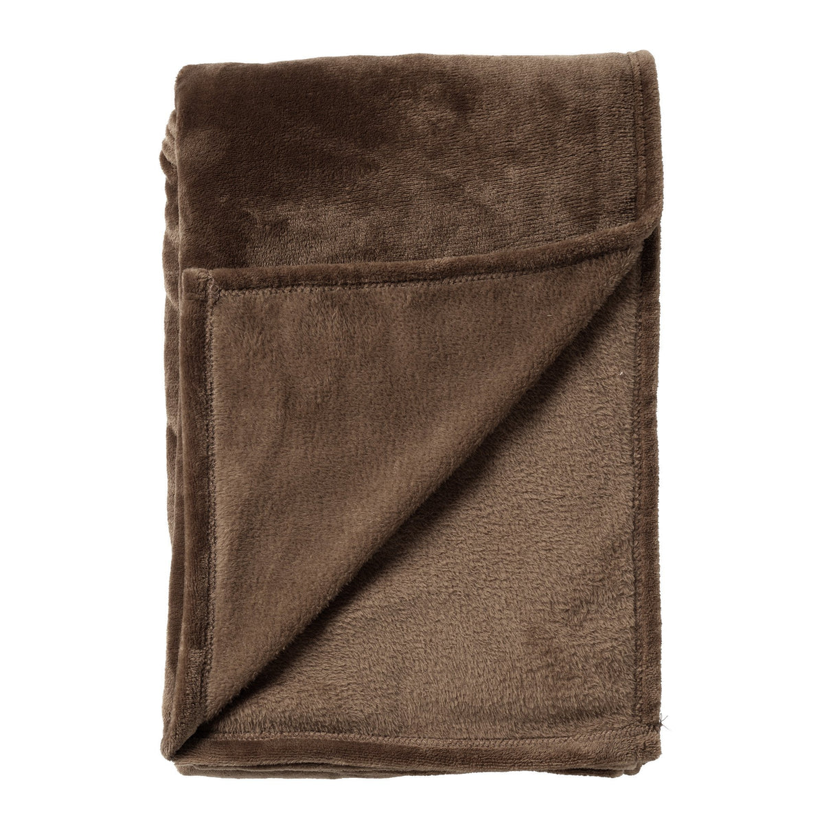 Dutch Decor Billy - Plaid 150x200 cm - Fleece- Chocolate Martini - Bruin