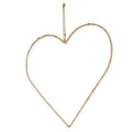Jute hanger hart 38x38cm naturel